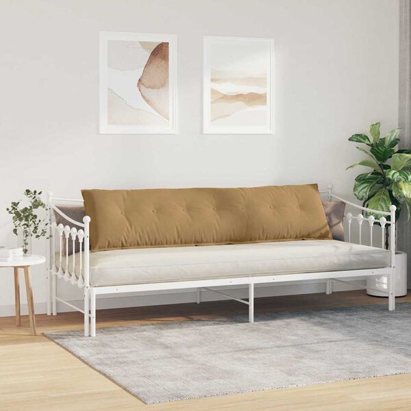 vidaXL Podu&scaron;ka na chrb&aacute;t Hned&aacute; 200 x 50 cm Kord&uacute;rov&aacute; tkanina