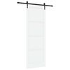 vidaXL Posuvn&eacute; dvere ORKDAL 83 x 232 cm Borovicov&yacute; mas&iacute;v Biela