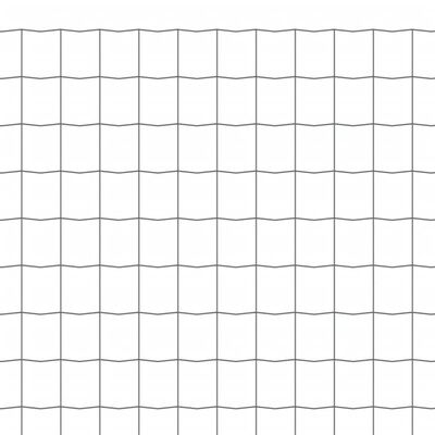 vidaXL Euro plot, oceľ 10x1 m, sivý