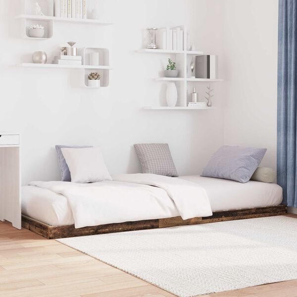 vidaXL Posteľov&yacute; r&aacute;m Star&eacute; drevo 90 x 190 cm Kompozitn&eacute; drevo