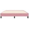 vidaXL R&aacute;m postele bez matraca Ružov&aacute; 140x210 cm Zamat