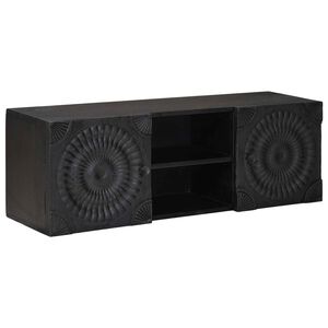 vidaXL TV skrinka s poličkou s &uacute;ložiskom Čierny 105 x 30 x 35 cm