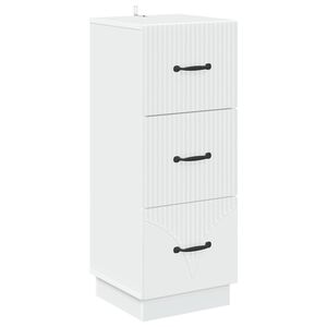 vidaXL Z&aacute;suvkov&yacute; kabinet Biela 33 x 34,5 x 87 cm Kompozitn&eacute; drevo