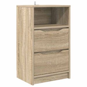 vidaXL Nočn&yacute; stol&iacute;k Sonoma dub 40 x 30 x 467 cm Kompozitn&eacute; drevo