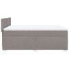 vidaXL Boxspring posteľ s matracom sivohned&yacute; 140x190 cm l&aacute;tka