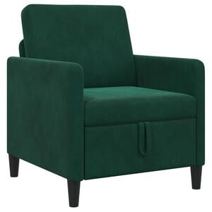 vidaXL Sofa s &uacute;ložn&yacute;m priestorom Tmavozelen&aacute; 72 x 78 x 87 cm Polyester
