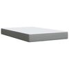 vidaXL Boxspring posteľ s matracom bledosivá 120x190 cm látka
