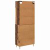 vidaXL Highboard Star&eacute; drevo 69,5 x 34 x 180 cm Kompozitn&eacute; drevo