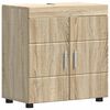 vidaXL Set kabinetov do k&uacute;peľne TULUM Sonoma dub 60 x 34 x 63 cm