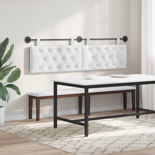 vidaXL Z&aacute;vesn&aacute; Čel&aacute; N&aacute;stenn&yacute; Biely 170 x 55 x 7 cm l&aacute;tka