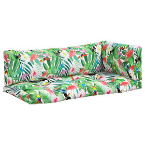 vidaXL Podu&scaron;ky na paletov&uacute; pohovku 3 ks viacfarebn&eacute; oxfordsk&aacute; l&aacute;tka