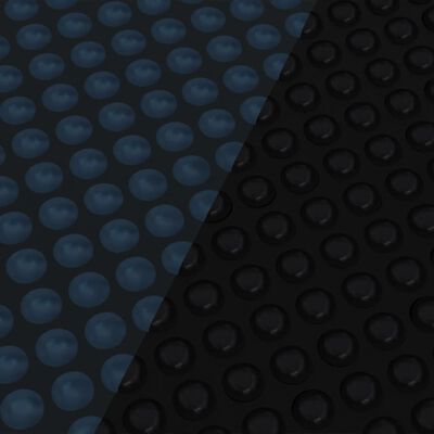 vidaXL Plávajúca PE solárna fólia 975x488 cm čierna a modrá