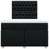 vidaXL Boxspring posteľ s matracom čierny 120x200 cm l&aacute;tka