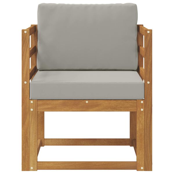 vidaXL Vonkaj&scaron;ia pohovka Mas&iacute;vne ak&aacute;ciov&eacute; drevo a polyester