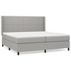 vidaXL Posteľn&yacute; r&aacute;m boxsping s matracom bledosiv&yacute; 200x200 cm l&aacute;tka