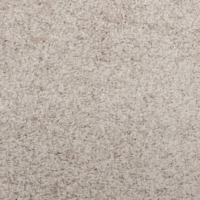 vidaXL Shaggy koberec PAMPLONA, vysoký vlas, moderný, béžový 200x200cm