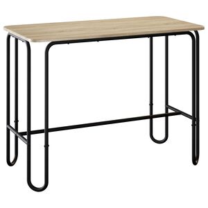 vidaXL Jed&aacute;lensk&yacute; st&ocirc;l 100 x 50 x 75 cm Kompozitn&eacute; drevo Dub sonoma