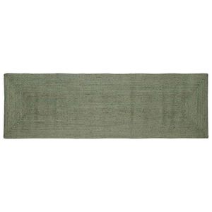 vidaXL Kusov&eacute; koberce Obdĺžnikov&yacute; Olivovo zelen&aacute; 80 x 200 cm Juta