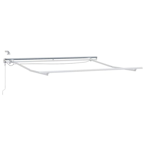 vidaXL R&aacute;m mark&iacute;zy so svetlami LED di&oacute;dy Biela 350 x 250 cm Hlin&iacute;k