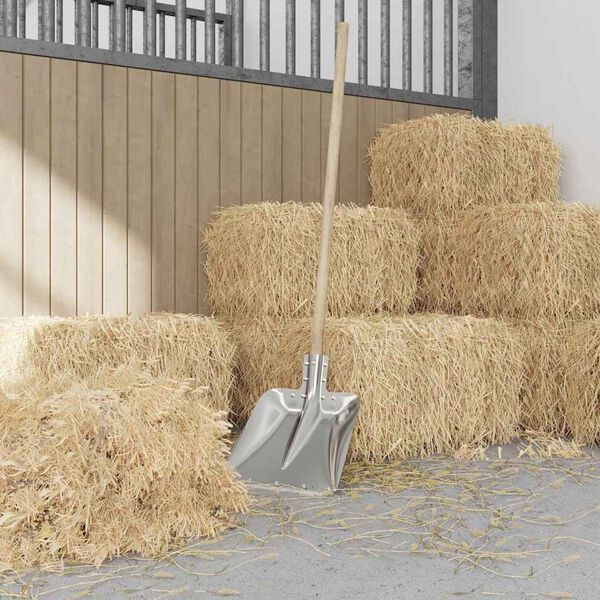 vidaXL Hlava lopaty 4 pcs Strieborn&aacute; 45 x 38 cm Hlin&iacute;k