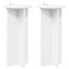 vidaXL Stojan na rastliny 2 pcs Biela &Oslash;29,5 x 60 cm Kompozitn&eacute; drevo