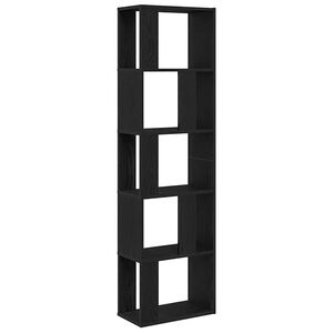vidaXL skriňa na knihy/izbov&yacute; prep&aacute;žka Čierny dub 45x24x159 cm