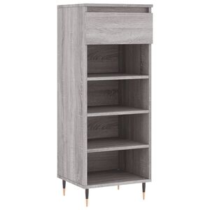 vidaXL Botn&iacute;k siv&yacute; dub sonoma 40x36x105 cm spracovan&eacute; drevo