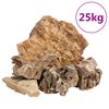 vidaXL Dračie kamene 25 kg hned&eacute; 5-30 cm