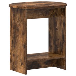 vidaXL Bočn&yacute; st&ocirc;l Dymov&yacute; dub 50 x 39,5 x 55 cm Kompozitn&eacute; drevo