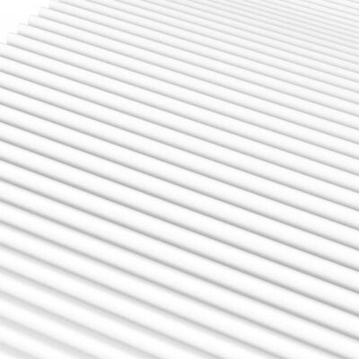vidaXL Penový matrac biely 80x200 cm tvrdosť H2 H3