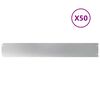 vidaXL Obruby tr&aacute;vnika 50 ks 15x103 cm Oceľ pozink