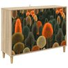 vidaXL Serv&iacute;rovacia skriňa ZAANDAM Sonoma 102 x 33 x 75 cm