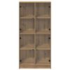 vidaXL Highboard Remeseln&yacute; dub 68 x 37 x 142 cm Kompozitn&eacute; drevo
