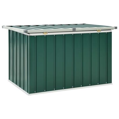 vidaXL Záhradný úložný box zelený 109x67x65 cm
