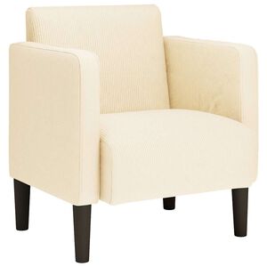 vidaXL Rozkladacia stolička s podr&uacute;čkami kr&eacute;mov&aacute; 54 cm