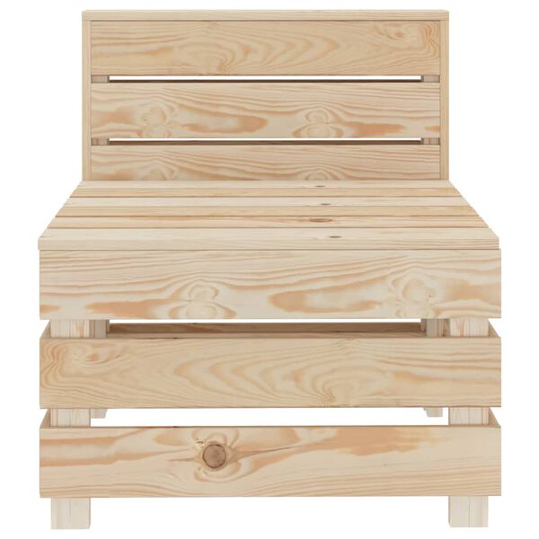 vidaXL Z&aacute;hradn&aacute; pohovka z paliet, drevo