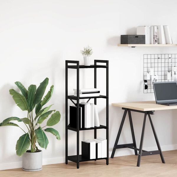 vidaXL Reg&aacute;l na knihy Čierny dub 40 x 30 x 85 cm Kompozitn&eacute; drevo