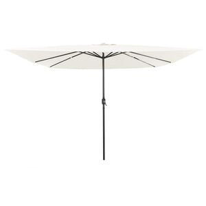 vidaXL Z&aacute;hradn&yacute; slnečn&iacute;k Pieskov&aacute; 295 x 295 x 245 cm Polyester a oceľ