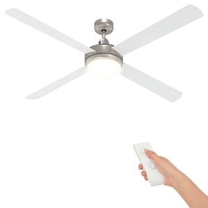 vidaXL Stropn&yacute; ventil&aacute;tor s osvetlen&iacute;m a diaľkov&yacute;m ovl&aacute;dan&iacute;m &Oslash; 130 cm