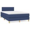 vidaXL Boxspring posteľ s matracom modr&aacute; 120x190 cm l&aacute;tka
