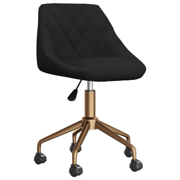 vidaXL Otočn&eacute; jed&aacute;lensk&eacute; stoličky 2 ks čierne zamatov&eacute;