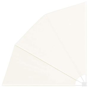 vidaXL Skladacia bočn&aacute; mark&iacute;za na balk&oacute;n, kr&eacute;mov&aacute; 210x210 cm