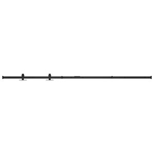 vidaXL Mini kovanie na posuvn&eacute; dvere skrinky, uhl&iacute;kov&aacute; oceľ 183 cm