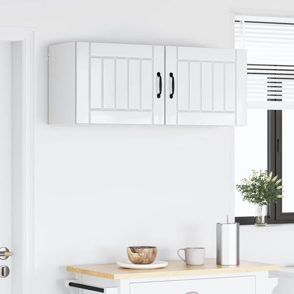 vidaXL Kuchynsk&aacute; skriňa 2 pcs Vysok&yacute; lesk bielej 50 x 31 x 40 cm