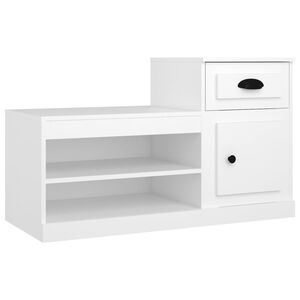 vidaXL Botn&iacute;k biely 100x42x60 cm spracovan&eacute; drevo