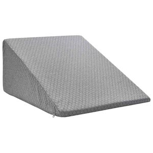 vidaXL Vank&uacute;&scaron; na nohy 60 x 50 x 30 cm M&auml;kk&yacute; Pam&auml;ťov&aacute; pena Siv&aacute;