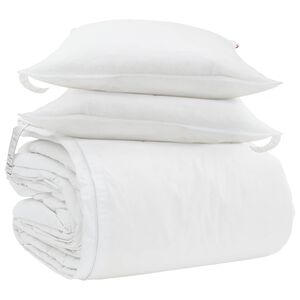 vidaXL Sada prikr&yacute;vok s vank&uacute;&scaron;om 3 pcs Biela Husacia perie