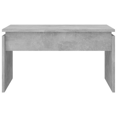vidaXL Konferenčný stolík betónový sivý 68x50x38 cm drevotrieska