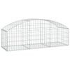 vidaXL Obl&uacute;kov&yacute; gabionov&yacute; k&ocirc;&scaron; 150x50x40/60 cm pozinkovan&eacute; železo