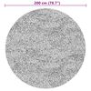 vidaXL Koberec HUARTE kr&aacute;tky vlas m&auml;kk&yacute; a um&yacute;vateľn&yacute; siv&yacute; &Oslash; 200 cm
